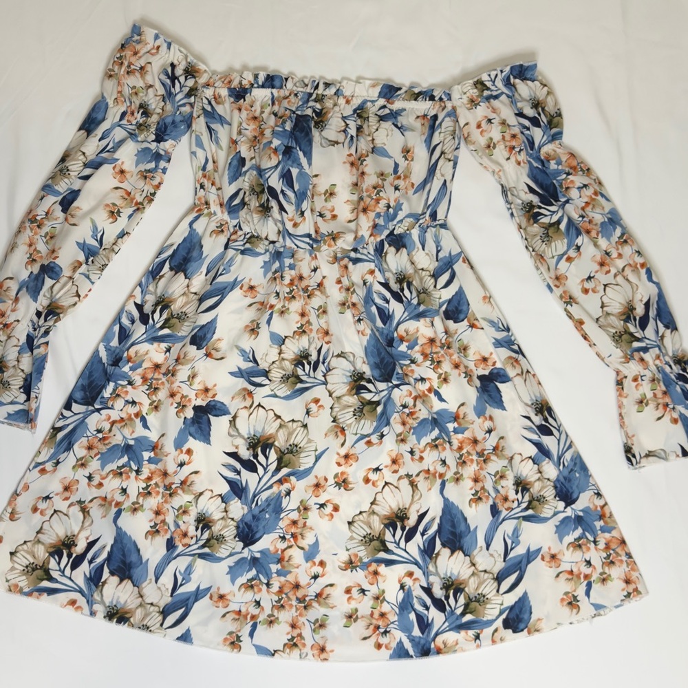 Floral Off-Shoulder Dress